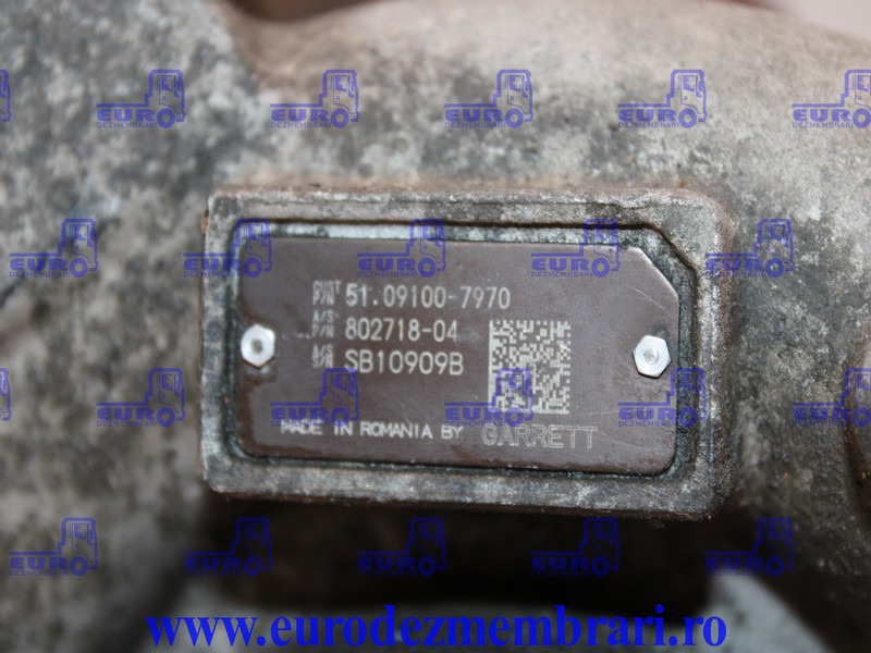 TURBOSUFLANTA MAN D26 EURO 6 51.09100.7970 - Turbolader for Lastbil: billede 2 TURBOSUFLANTA MAN D26 EURO 6 51.09100.7970 - Turbolader for Lastbil: billede 2