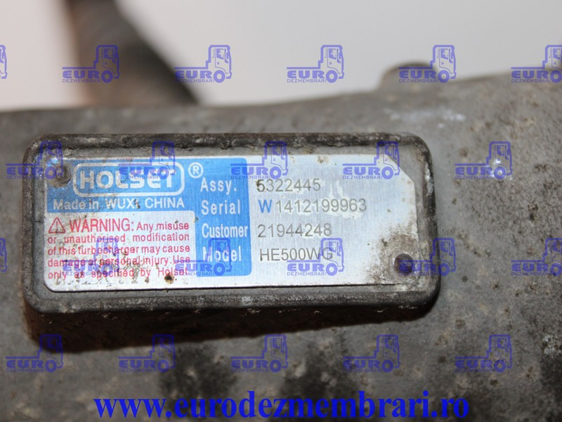 TURBOSUFLANTA RENAULT T DTI 11 21944248, 21475425 - Turbolader for Lastbil: billede 2 TURBOSUFLANTA RENAULT T DTI 11 21944248, 21475425 - Turbolader for Lastbil: billede 2
