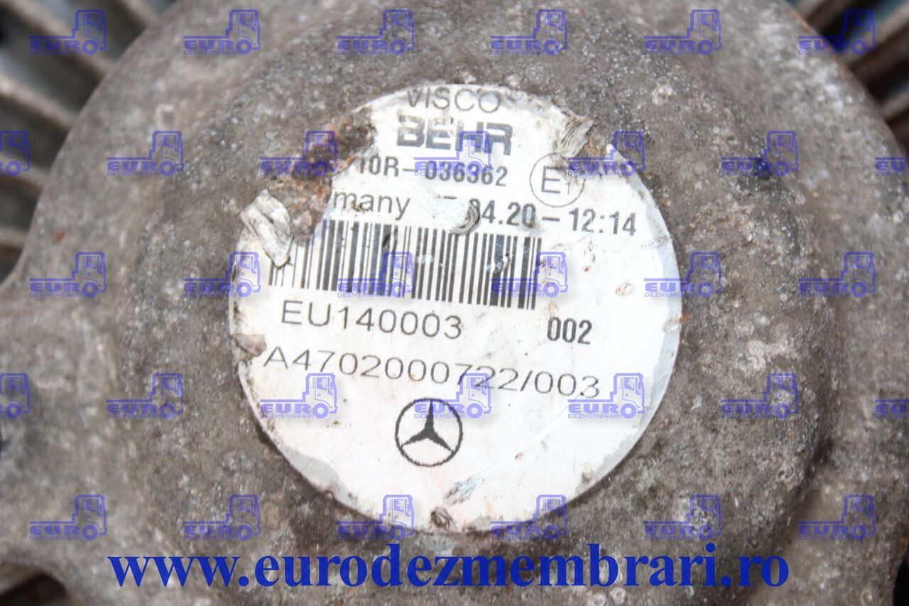 VASCOCUPLAJ MERCEDES ACTROS OM470LA A4702000722 A4702000222 A4702000522 - Ventilator for Lastbil: billede 2 VASCOCUPLAJ MERCEDES ACTROS OM470LA A4702000722 A4702000222 A4702000522 - Ventilator for Lastbil: billede 2