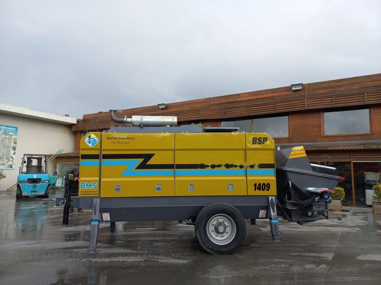 BMS BSP 1409 - Stationær betonpumpe: billede 3 BMS BSP 1409 - Stationær betonpumpe: billede 3