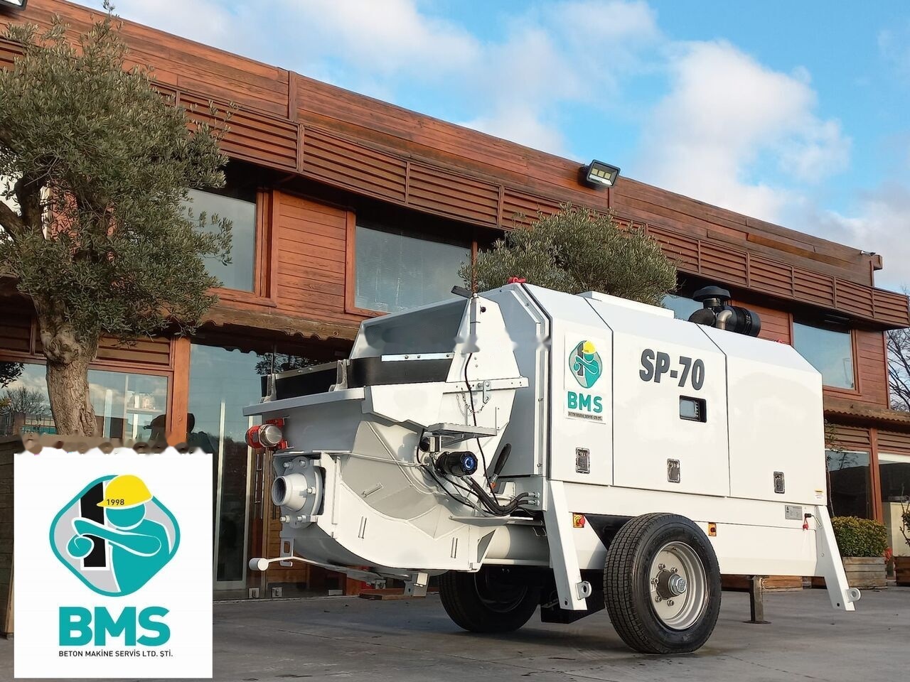 BMS BSP SP70 - Stationær betonpumpe: billede 1 BMS BSP SP70 - Stationær betonpumpe: billede 1