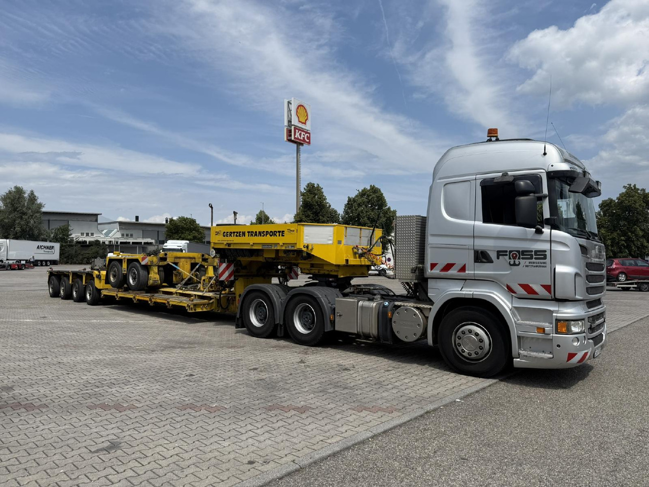 Goldhofer STHP-XLE 2+4 (6) | Baggerbrücke - Tiefbett - Nedbygget platform sættevogn: billede 2 Goldhofer STHP-XLE 2+4 (6) | Baggerbrücke - Tiefbett - Nedbygget platform sættevogn: billede 2