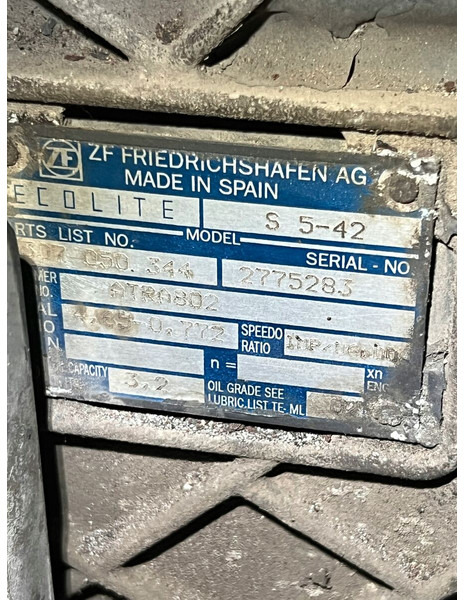 DAF Ecolite S 5-42 - Gearkasse: billede 5 DAF Ecolite S 5-42 - Gearkasse: billede 5