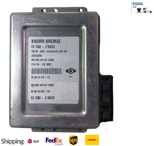 KNORR-BREMSE 4S/3K ABS Elektronik 0004463314/002 - Kontrol blok: billede 1 KNORR-BREMSE 4S/3K ABS Elektronik 0004463314/002 - Kontrol blok: billede 1