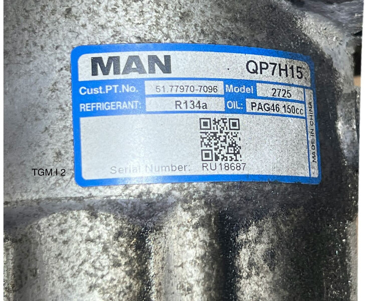 MAN - A/C kompressor: billede 2 MAN - A/C kompressor: billede 2