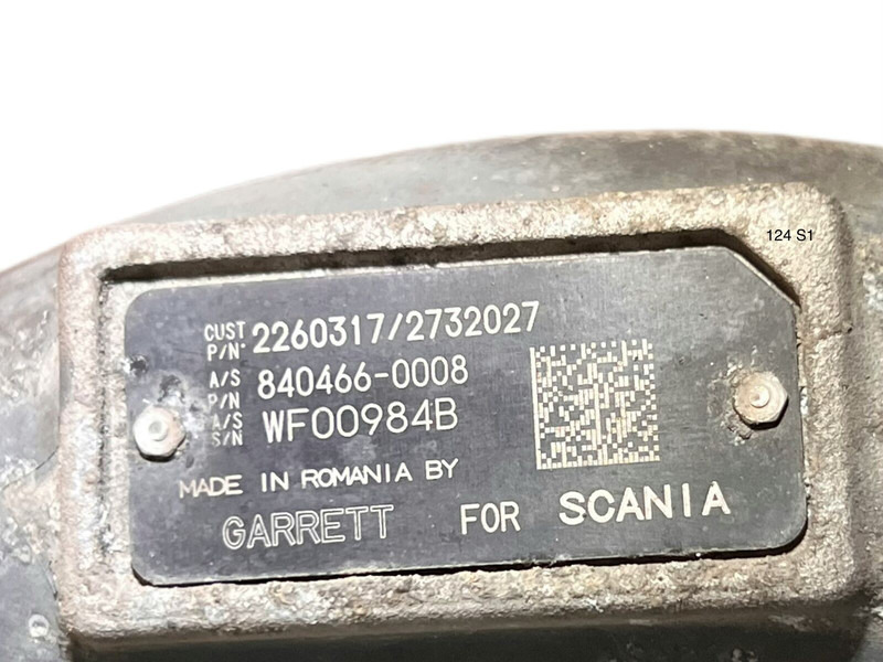 Scania Garrett - Turbolader: billede 3 Scania Garrett - Turbolader: billede 3