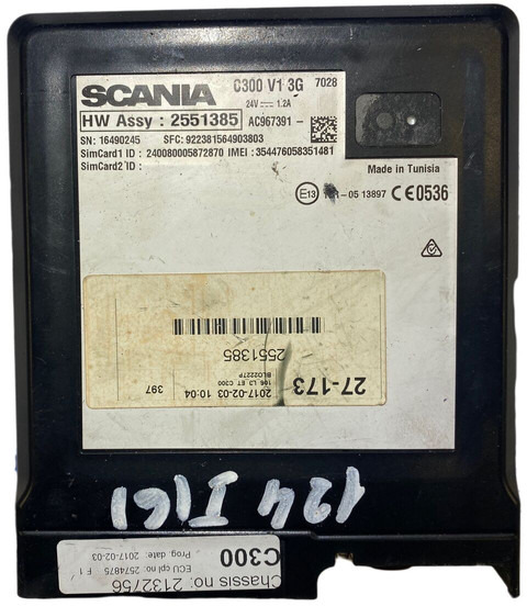 Scania S - Kontrol blok: billede 1 Scania S - Kontrol blok: billede 1