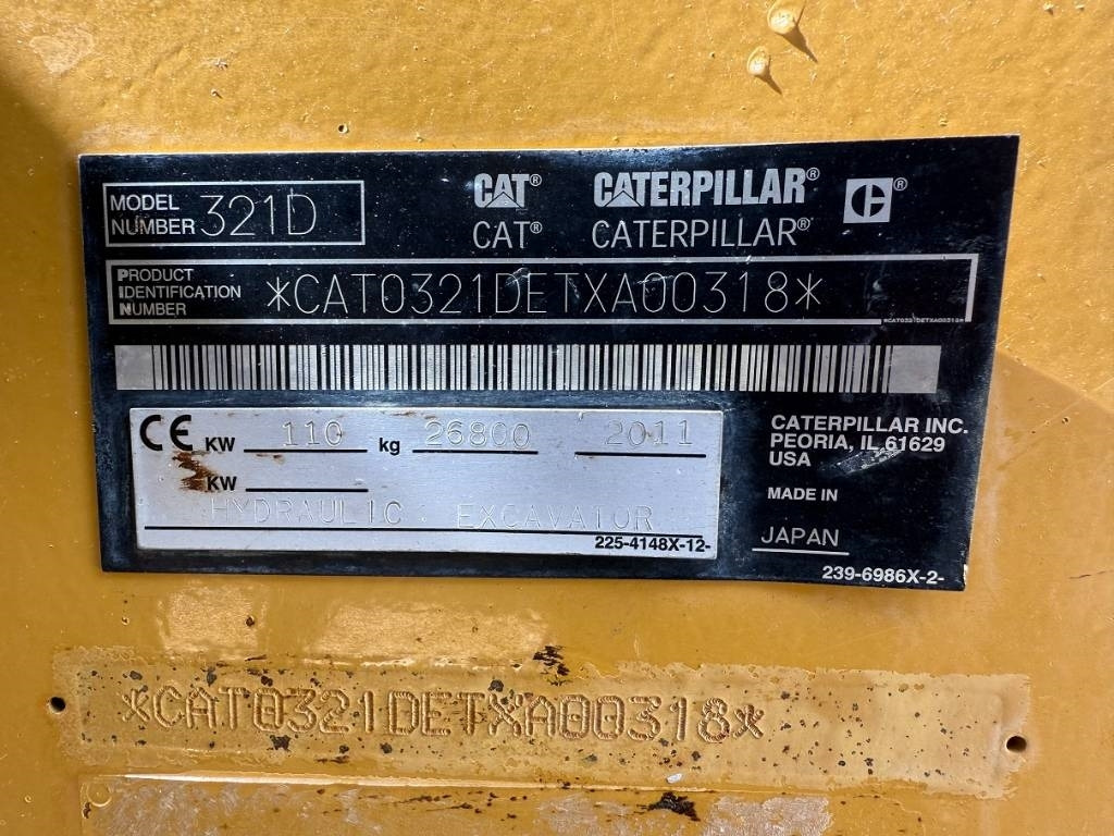 CAT 321 D LCR - Bæltegravemaskine: billede 2 CAT 321 D LCR - Bæltegravemaskine: billede 2