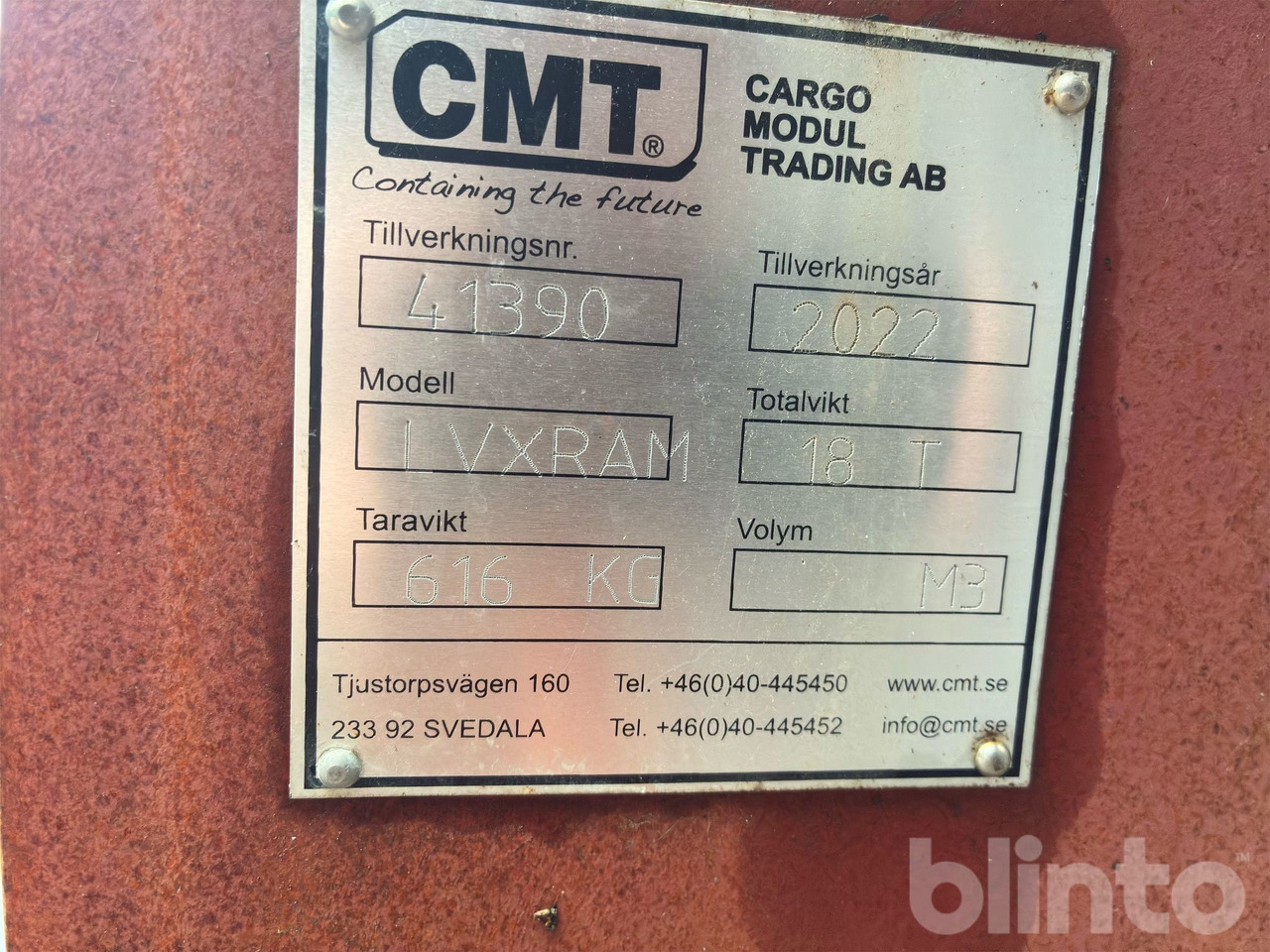 Maxi container CMT lastväxlar-ram: billede 29 Maxi container CMT lastväxlar-ram: billede 29