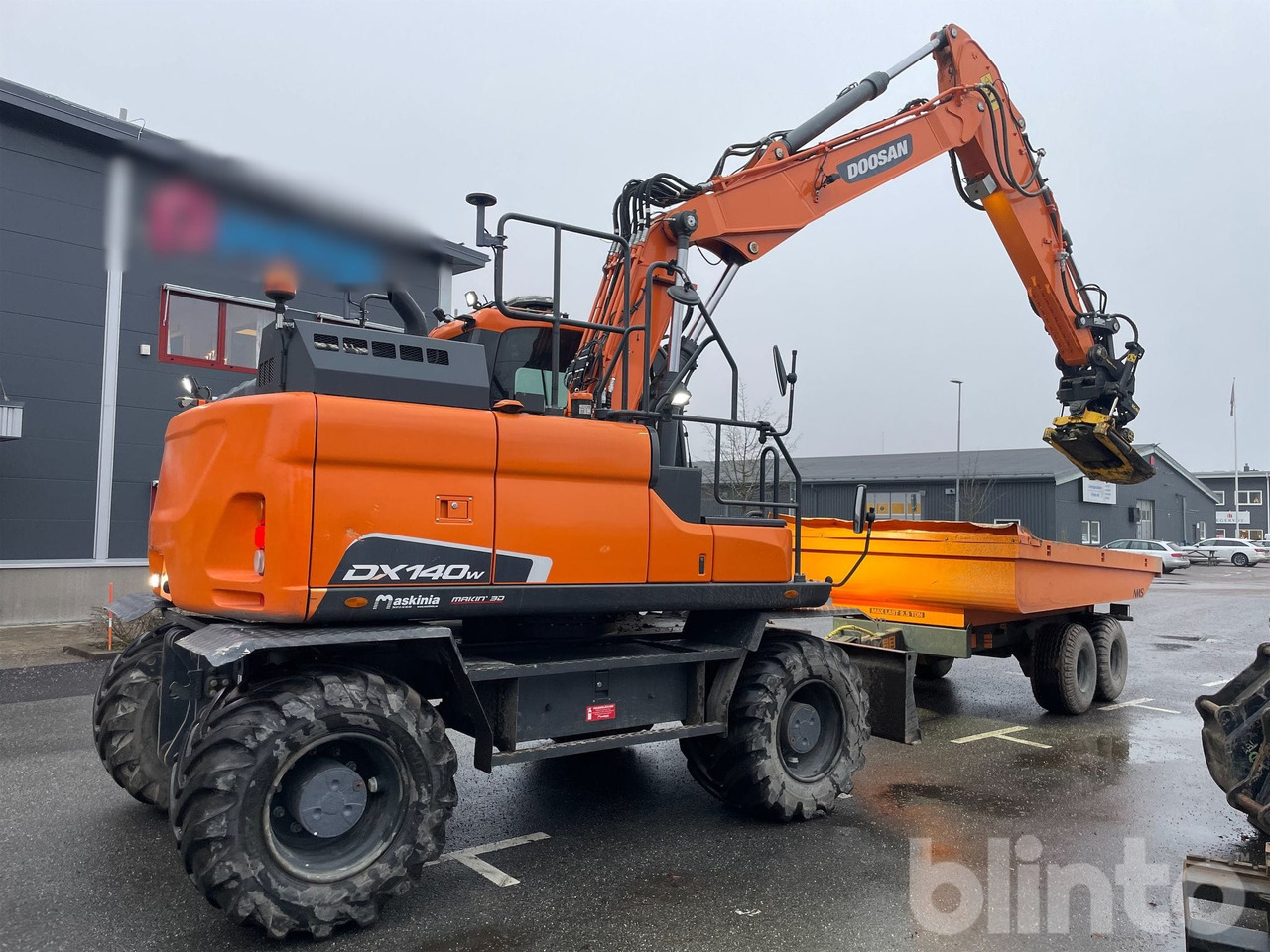 Doosan Dx140 + Dumperkärra o redskap - Materialhåndteringsmaskine: billede 4 Doosan Dx140 + Dumperkärra o redskap - Materialhåndteringsmaskine: billede 4