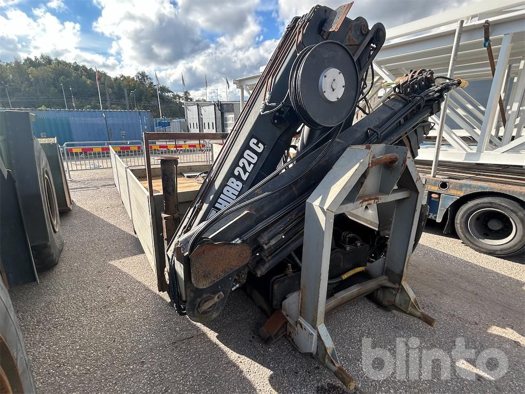 HIAB 220 C 5 med lemflak - Lastbilkran: billede 1 HIAB 220 C 5 med lemflak - Lastbilkran: billede 1