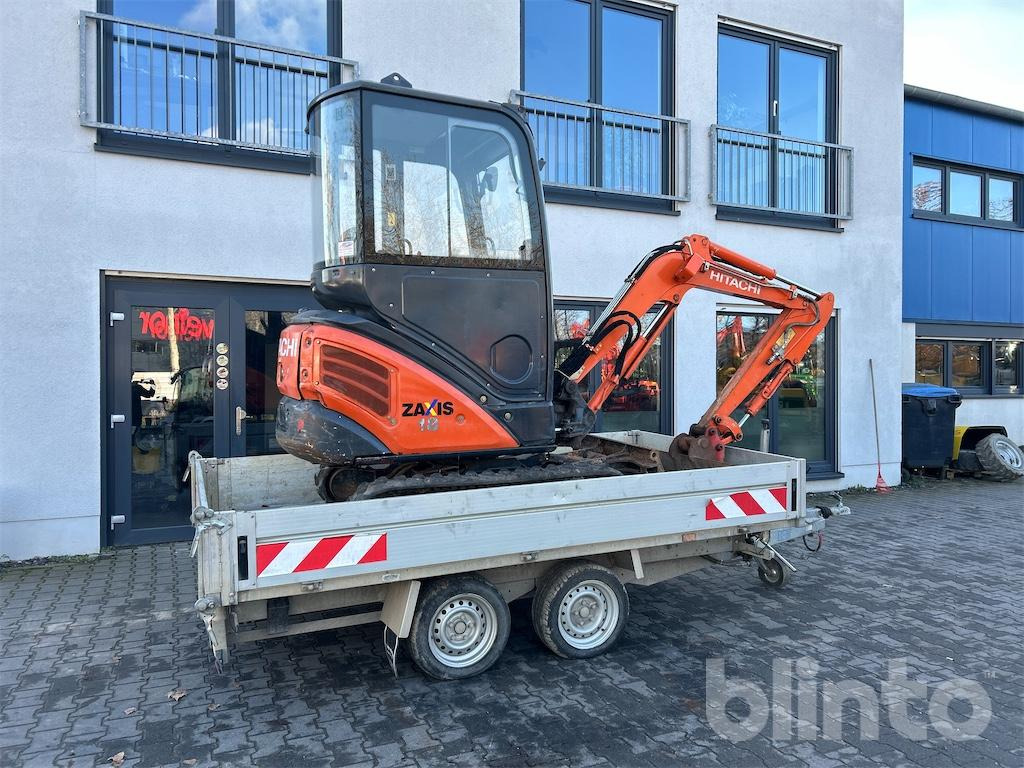 Hitachi Zaxis 18 CLR - Meyer Fahrzeugbau - Dreiseitenkipper 3,5 t - Minigravemaskine: billede 3 Hitachi Zaxis 18 CLR - Meyer Fahrzeugbau - Dreiseitenkipper 3,5 t - Minigravemaskine: billede 3