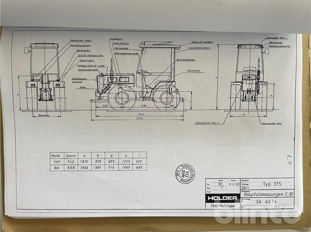 Traktor Holder C 30 (1992): billede 34 Traktor Holder C 30 (1992): billede 34