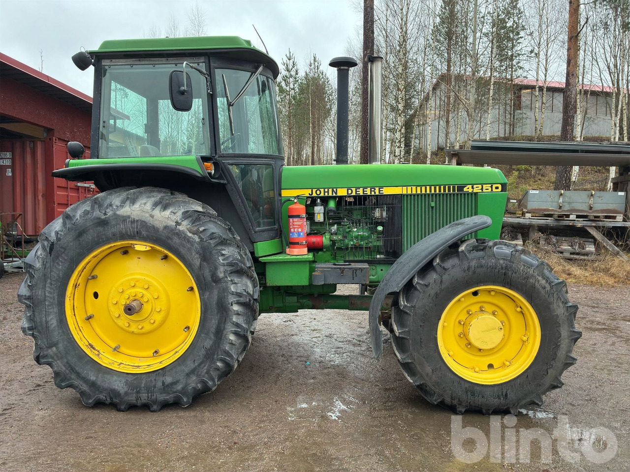 J. DEERE 4250 4WD - Traktor: billede 4 J. DEERE 4250 4WD - Traktor: billede 4