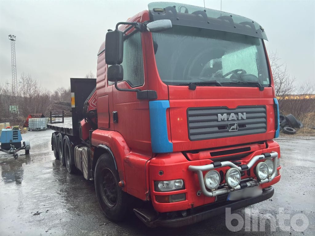 MAN TGA 35.480 8X4-4 BL - Lastbil kroghejs, Lastbil med kran: billede 3 MAN TGA 35.480 8X4-4 BL - Lastbil kroghejs, Lastbil med kran: billede 3