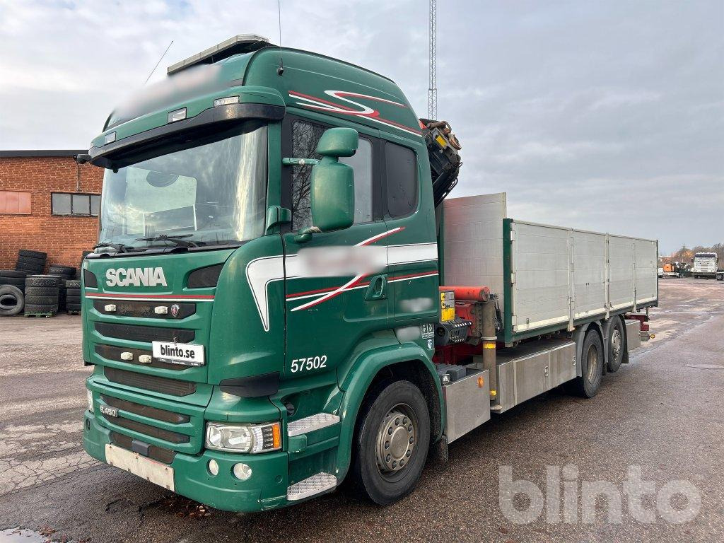 Scania R450 6x2*4 Palfinger PK22002 EH - Lastbil med lad, Lastbil med kran: billede 1 Scania R450 6x2*4 Palfinger PK22002 EH - Lastbil med lad, Lastbil med kran: billede 1