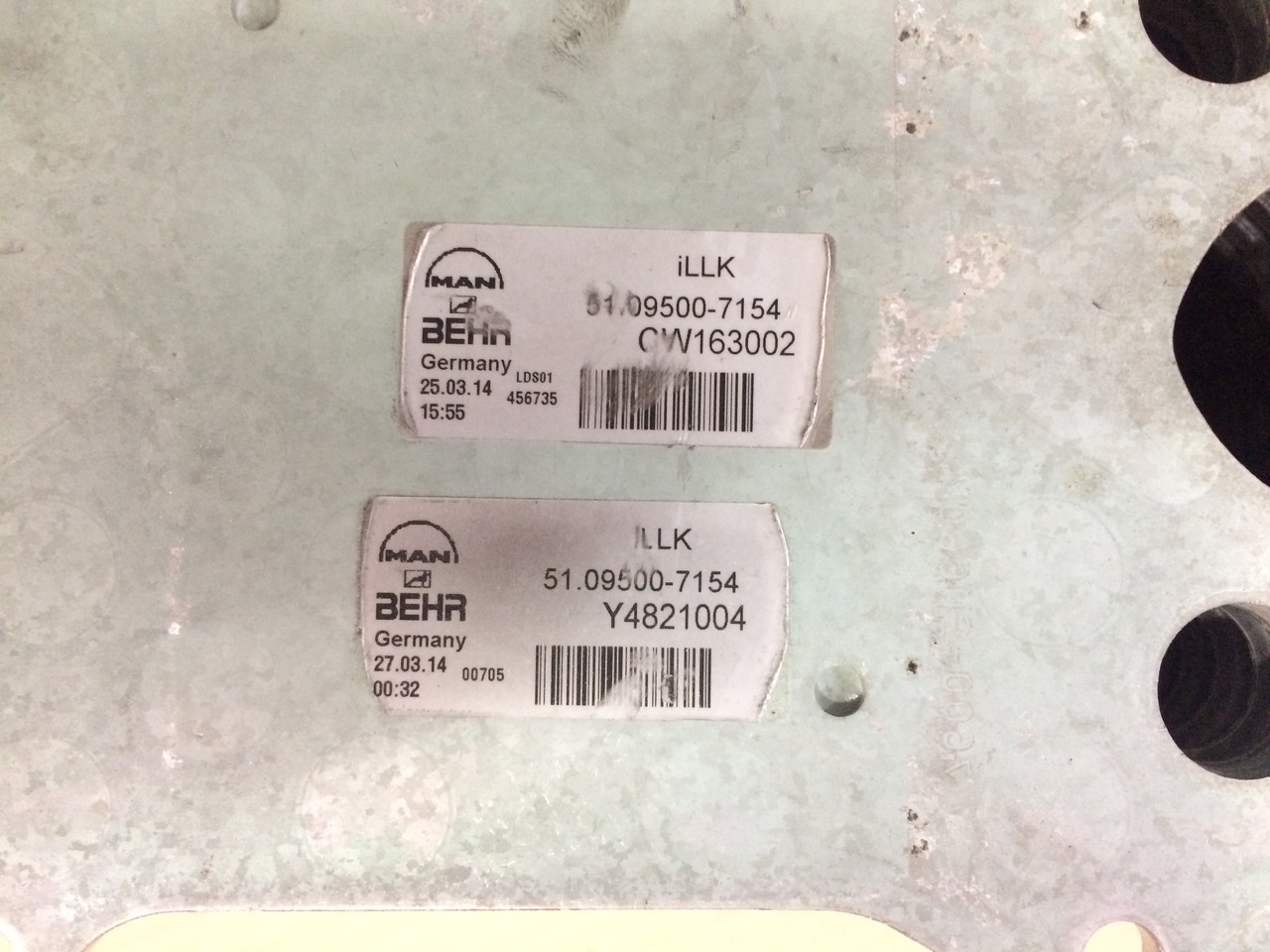 RADIATORE ARIA COMBURENTE - MOTORI MAN D2066 - D2676 - EURO 6 - Kølesystem for Lastbil: billede 5 RADIATORE ARIA COMBURENTE - MOTORI MAN D2066 - D2676 - EURO 6 - Kølesystem for Lastbil: billede 5