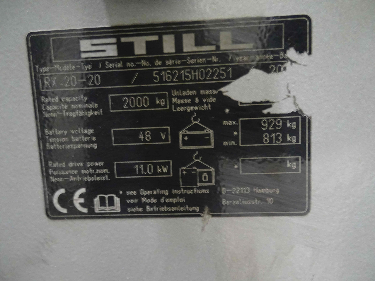 Still RX20-20 - El gaffeltruck: billede 5 Still RX20-20 - El gaffeltruck: billede 5