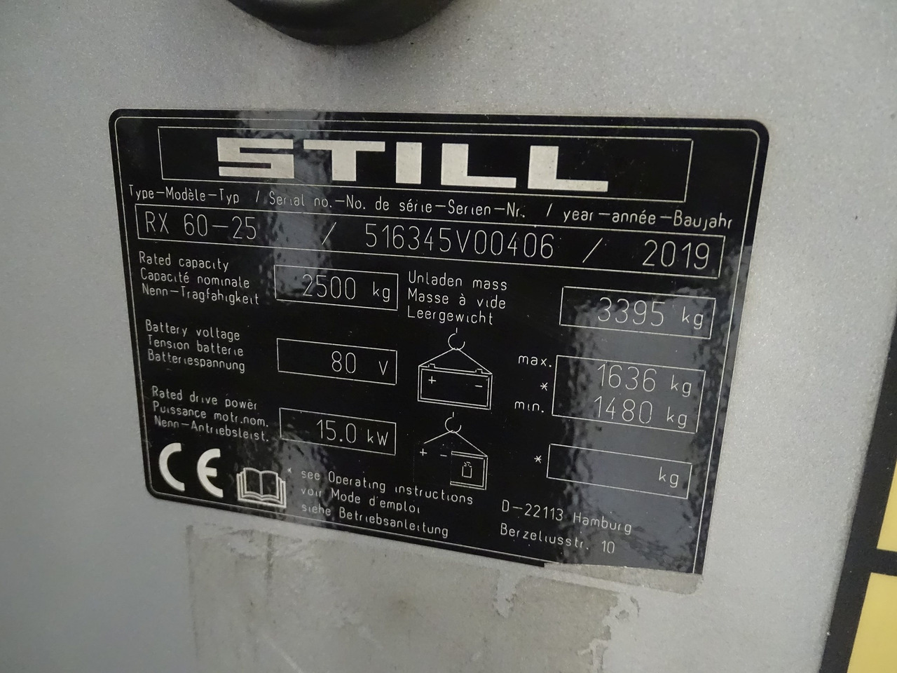 El gaffeltruck Still RX60-25: billede 6 El gaffeltruck Still RX60-25: billede 6