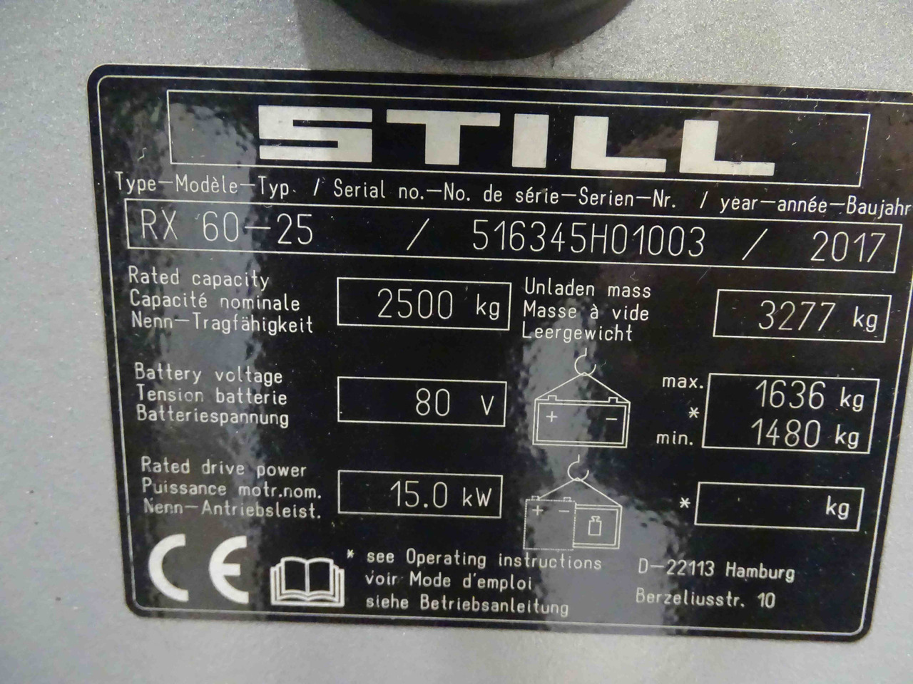 Still RX60-25 - El gaffeltruck: billede 5 Still RX60-25 - El gaffeltruck: billede 5
