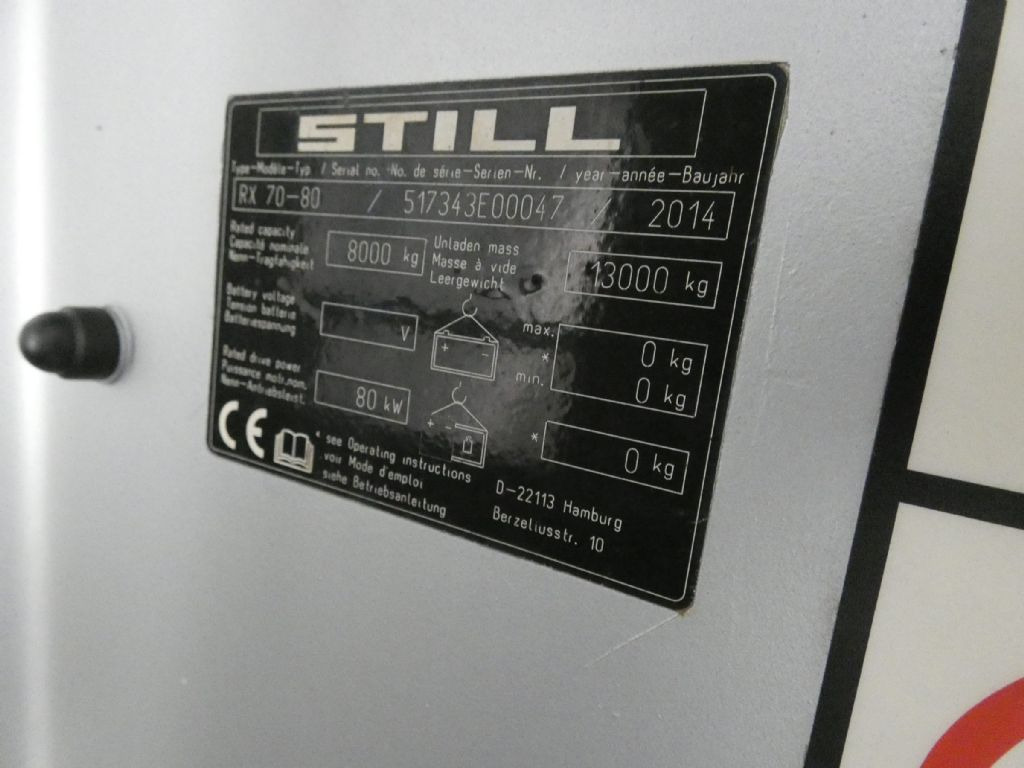 Still RX70-80 - Diesel gaffeltruck: billede 5 Still RX70-80 - Diesel gaffeltruck: billede 5
