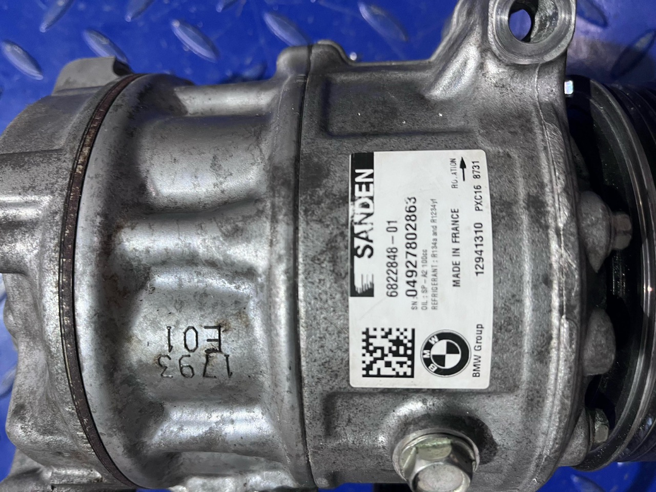 SANDEN BMW 6822848 - A/C kompressor: billede 4 SANDEN BMW 6822848 - A/C kompressor: billede 4