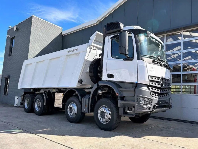 Ny Tipvogn lastbil Mercedes-Benz Arocs 4140 K 8x4 Meiller Tipper: billede 16