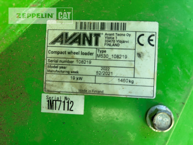 Avant Tecno 530 - Gummihjulslæsser: billede 5 Avant Tecno 530 - Gummihjulslæsser: billede 5