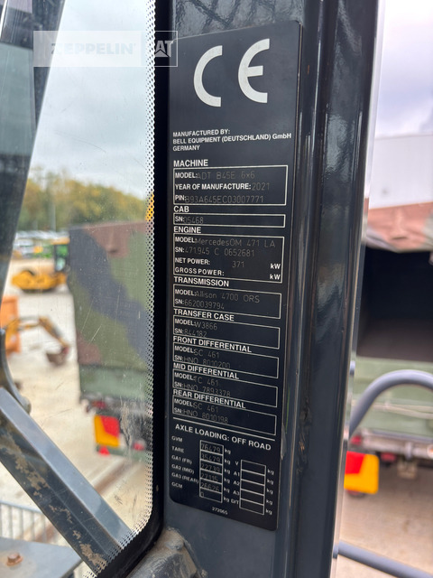 Knækstyret dumper Bell B45E: billede 38