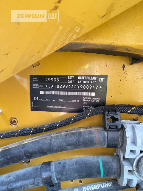 Cat 299D - Skridstyret minilæsser: billede 5 Cat 299D - Skridstyret minilæsser: billede 5