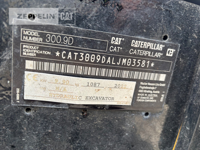Cat 300.9D - Minigravemaskine: billede 5 Cat 300.9D - Minigravemaskine: billede 5