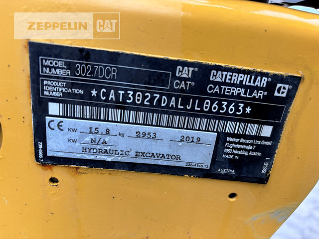 Leje en Cat 302.7D Cat 302.7D: billede 6 Leje en Cat 302.7D Cat 302.7D: billede 6