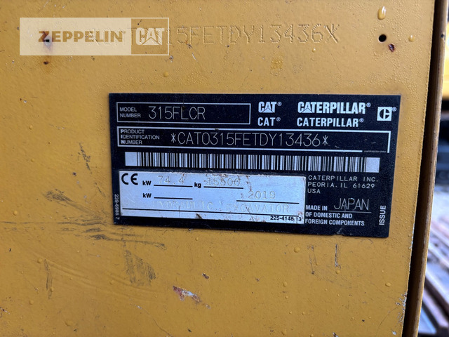 Cat 315FL - Bæltegravemaskine: billede 2 Cat 315FL - Bæltegravemaskine: billede 2