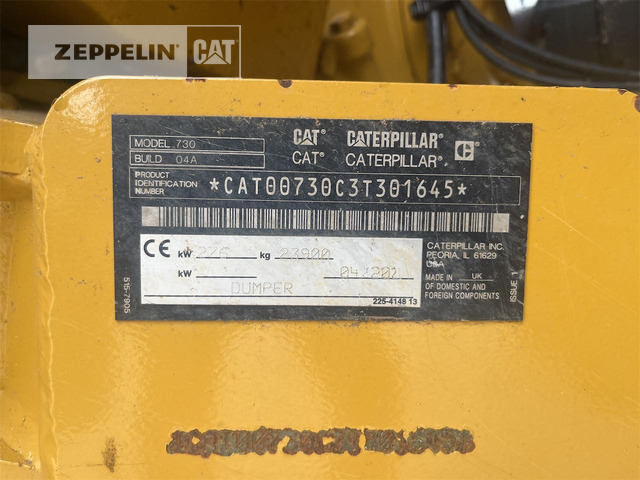 Cat 730-04A - Knækstyret dumper: billede 2 Cat 730-04A - Knækstyret dumper: billede 2