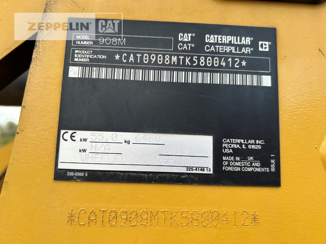Cat 908M - Gummihjulslæsser: billede 5 Cat 908M - Gummihjulslæsser: billede 5