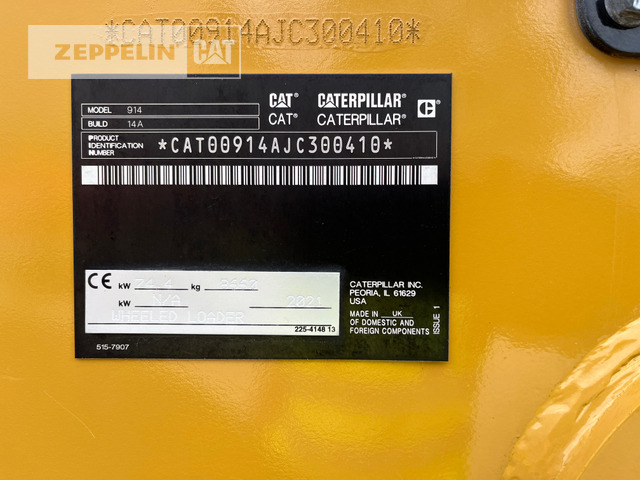 Cat 914-14A - Gummihjulslæsser: billede 2 Cat 914-14A - Gummihjulslæsser: billede 2