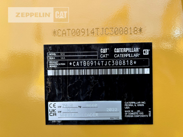 Gummihjulslæsser Cat 914-14A: billede 35 Gummihjulslæsser Cat 914-14A: billede 35