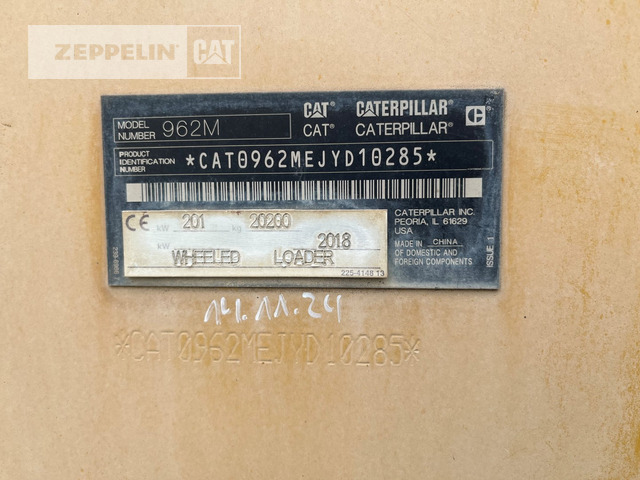 Cat 962M - Gummihjulslæsser: billede 2 Cat 962M - Gummihjulslæsser: billede 2