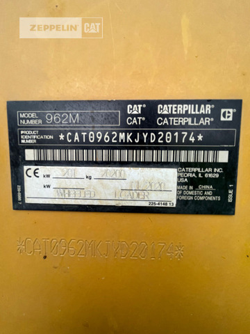 Cat 962M - Gummihjulslæsser: billede 3 Cat 962M - Gummihjulslæsser: billede 3