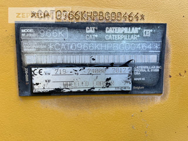 Cat 966K - Gummihjulslæsser: billede 2 Cat 966K - Gummihjulslæsser: billede 2
