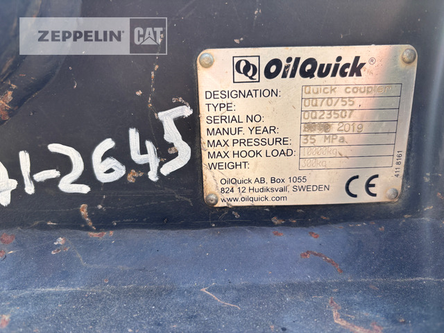 Oil-Quick OQ70/55, CAT 320 - Hurtigskift for Entreprenørmaskin: billede 3 Oil-Quick OQ70/55, CAT 320 - Hurtigskift for Entreprenørmaskin: billede 3