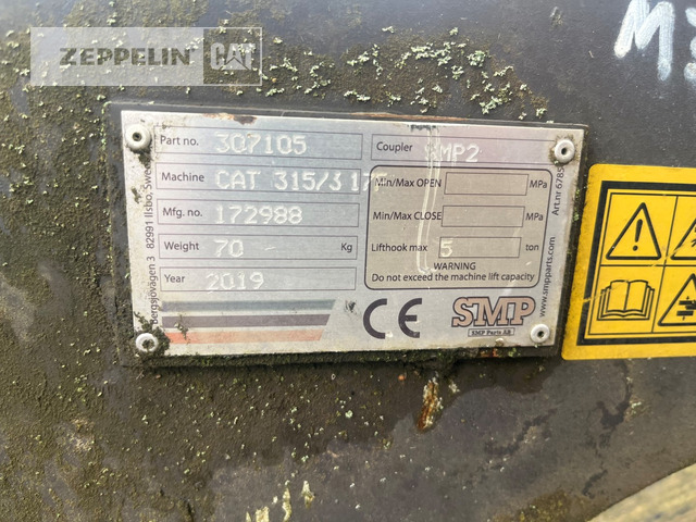 Smp SW-SMP2 - Hurtigskift for Entreprenørmaskin: billede 2 Smp SW-SMP2 - Hurtigskift for Entreprenørmaskin: billede 2