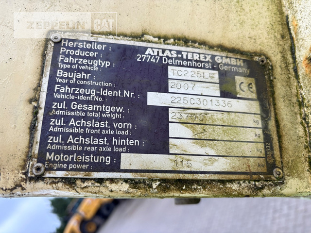 Terex TC225LC - Bæltegravemaskine: billede 3 Terex TC225LC - Bæltegravemaskine: billede 3