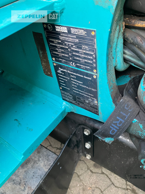 Wacker ZM70 - Hjulgravemaskine: billede 2 Wacker ZM70 - Hjulgravemaskine: billede 2