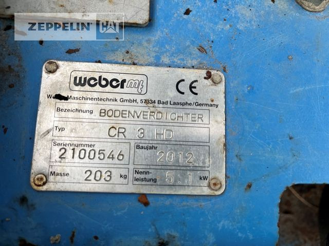 Weber CR-3HD - Pladevibrator: billede 2 Weber CR-3HD - Pladevibrator: billede 2