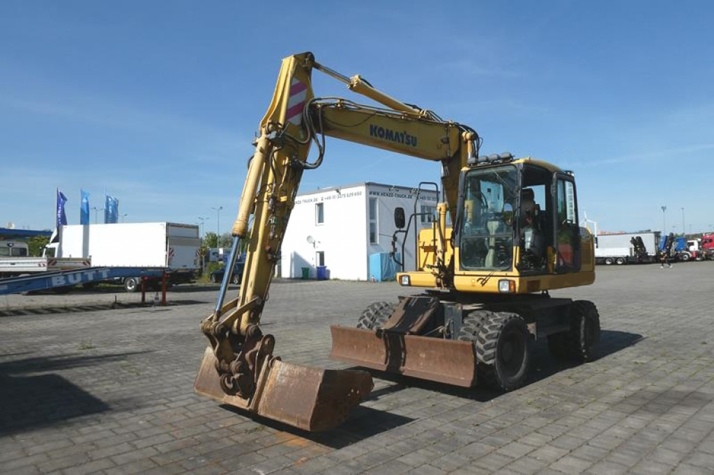 KOMATSU HANOMAG KOMATSU HANOMAG Mobilbagger Mobilbagger PW140-7 - Hjulgravemaskine: billede 2 KOMATSU HANOMAG KOMATSU HANOMAG Mobilbagger Mobilbagger PW140-7 - Hjulgravemaskine: billede 2
