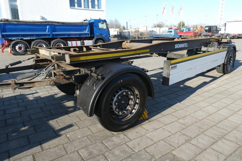 SCHMITZ GOTHA SCHMITZ GOTHA Abrollcontainernanhänger Containeranhänger ACF 18 S -Schlitten - Kroghejsvogn/ Skip loader anhænger: billede 1 SCHMITZ GOTHA SCHMITZ GOTHA Abrollcontainernanhänger Containeranhänger ACF 18 S -Schlitten - Kroghejsvogn/ Skip loader anhænger: billede 1