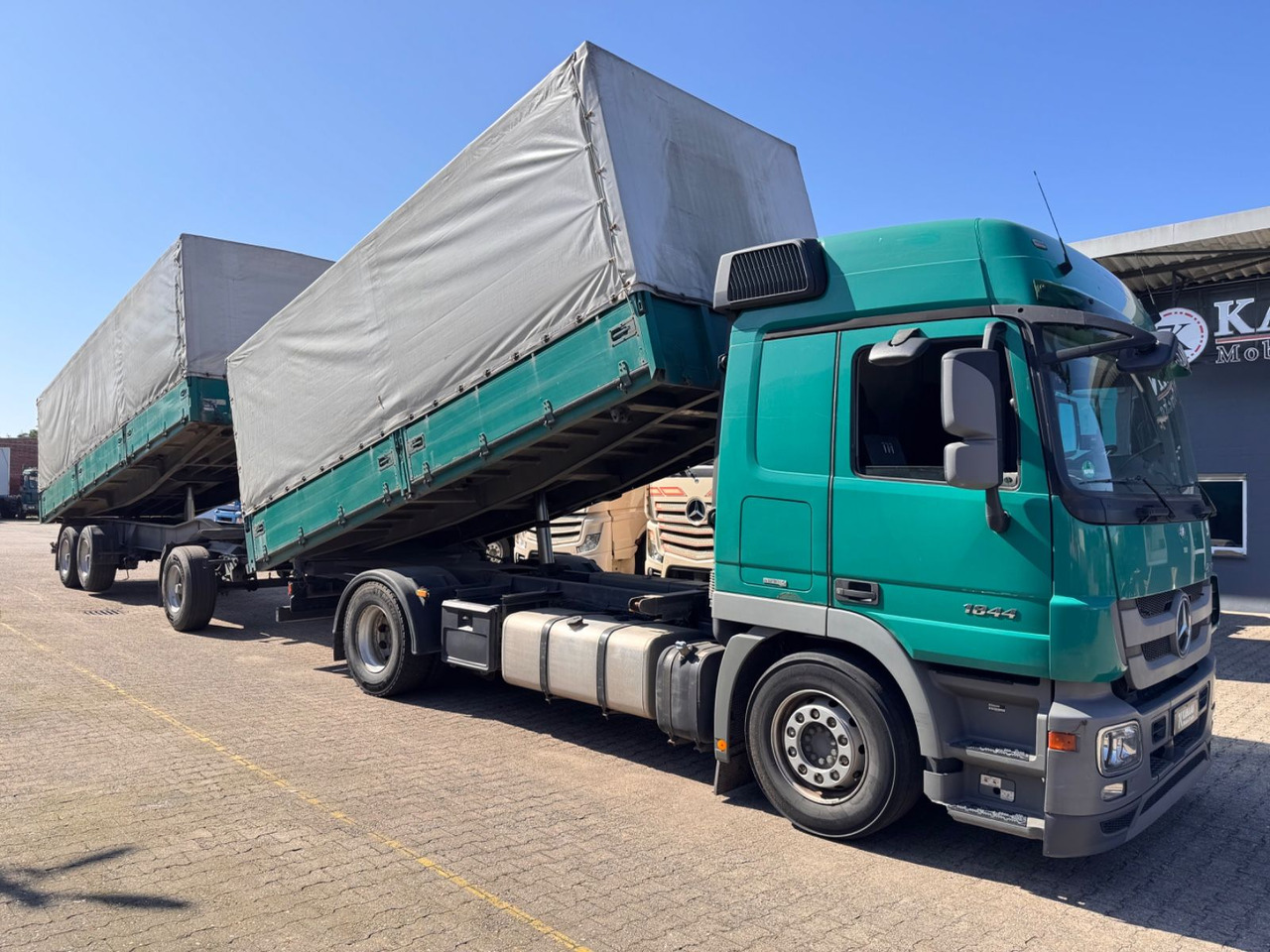 Mercedes-Benz 1844 Actros MP3 3-SeitenKipper Getreide Pritsche - Tipvogn lastbil: billede 1 Mercedes-Benz 1844 Actros MP3 3-SeitenKipper Getreide Pritsche - Tipvogn lastbil: billede 1